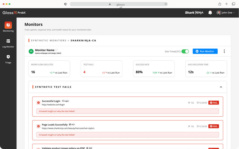 Synthetic Monitoring